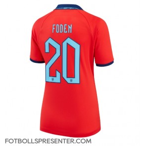 England Phil Foden #20 Borta Matchtröja Dam VM 2022 Kortärmad
